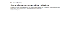 Desktop Screenshot of nizoral-shampoo.com